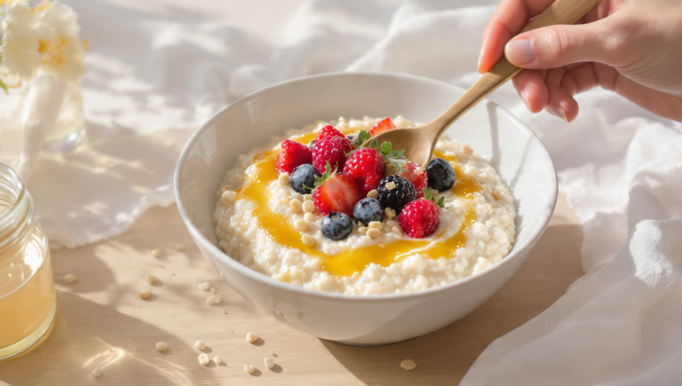 Budget oatmeal recipes with fruit, nuts, and honey for quick easy breakfast meals