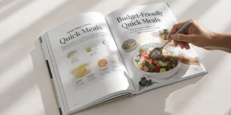 Budget-friendly quick meal prep containers with rice, vegetables, and affordable protein prepared for the week.