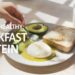 Quick healthy protein breakfast with eggs, Greek yogurt, and nuts for energy and muscle support