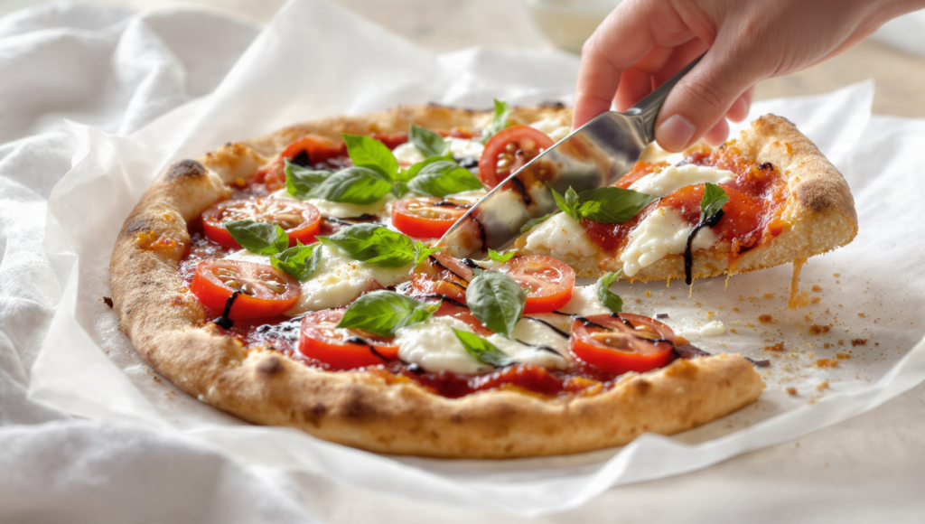 easy summer family meal – caprese flatbread pizza