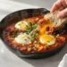 Quick healthy international breakfast recipes with fresh fruits, eggs, and whole grains on a wooden table.