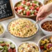 10 best cookout sides for summer including corn, coleslaw, and potato salad for your backyard BBQ.