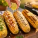 quick grilled corn on the cob with butter herbs and char marks easy summer side dish