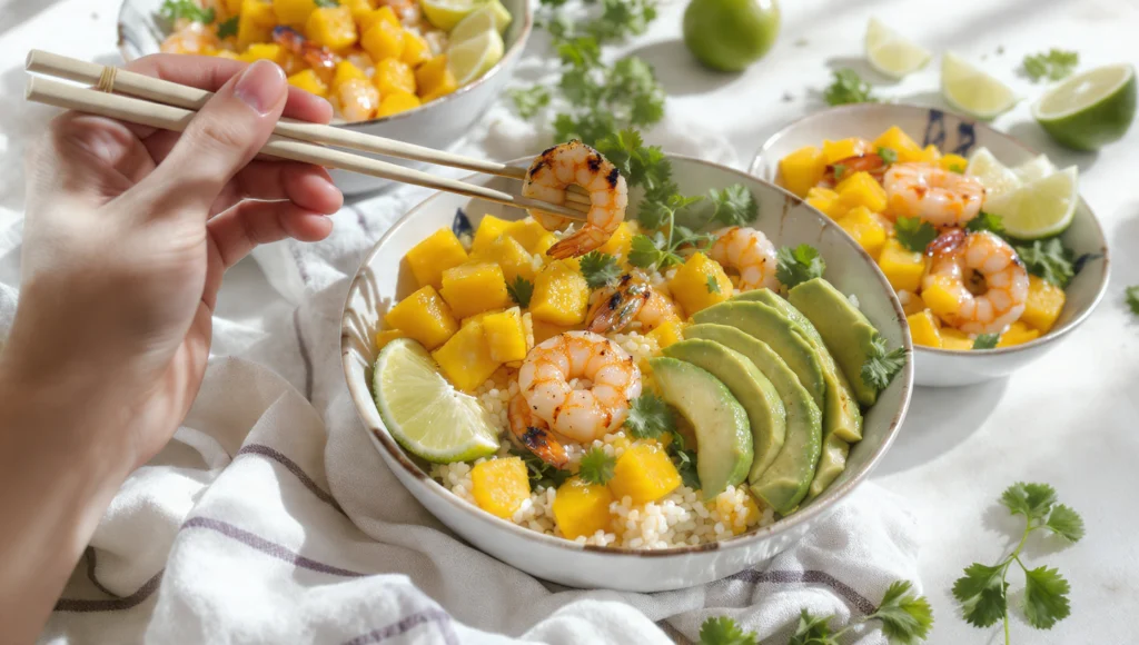 shrimp_mango_avocado_bowls