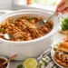 Slow cooker summer chicken recipe with vegetables, easy crockpot meal, juicy shredded chicken dish