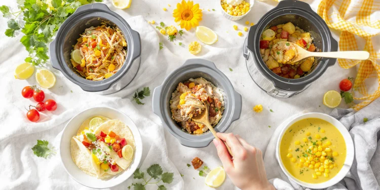 5 easy summer crockpot dinners – slow cooker meal ideas for busy weeknights