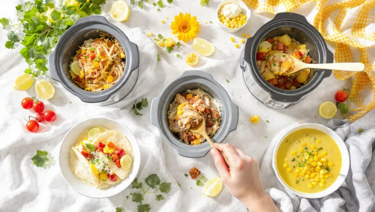 5 easy summer crockpot dinners – slow cooker meal ideas for busy weeknights