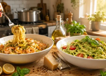 Easy summer pasta recipes with fresh veggies, herbs, and light sauces for quick meals.