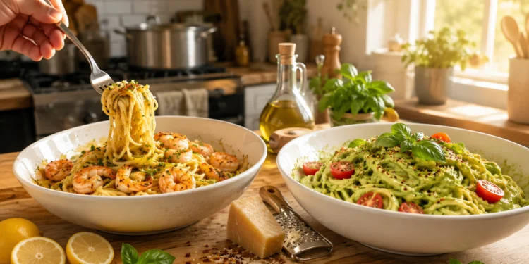 Easy summer pasta recipes with fresh veggies, herbs, and light sauces for quick meals.