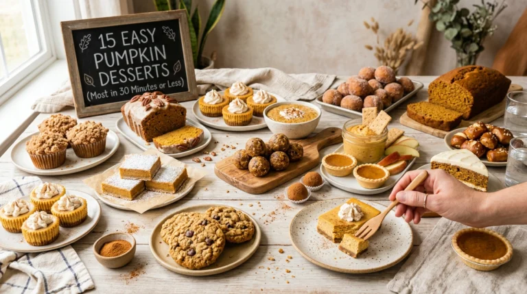 15 Easy Pumpkin Desserts (Most in 30 Minutes or Less)