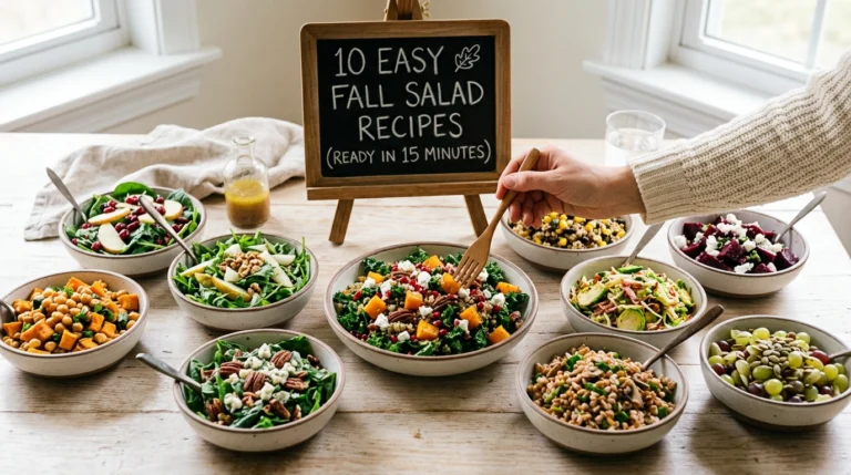 10 Easy Fall Salad Recipes (Ready in 15 Minutes)