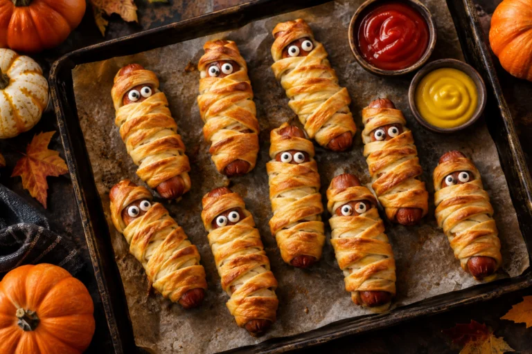 Halloween Mummy Hot Dogs (Easy 20-Minute Kids Dinner)